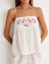 Cross-stitch strap top