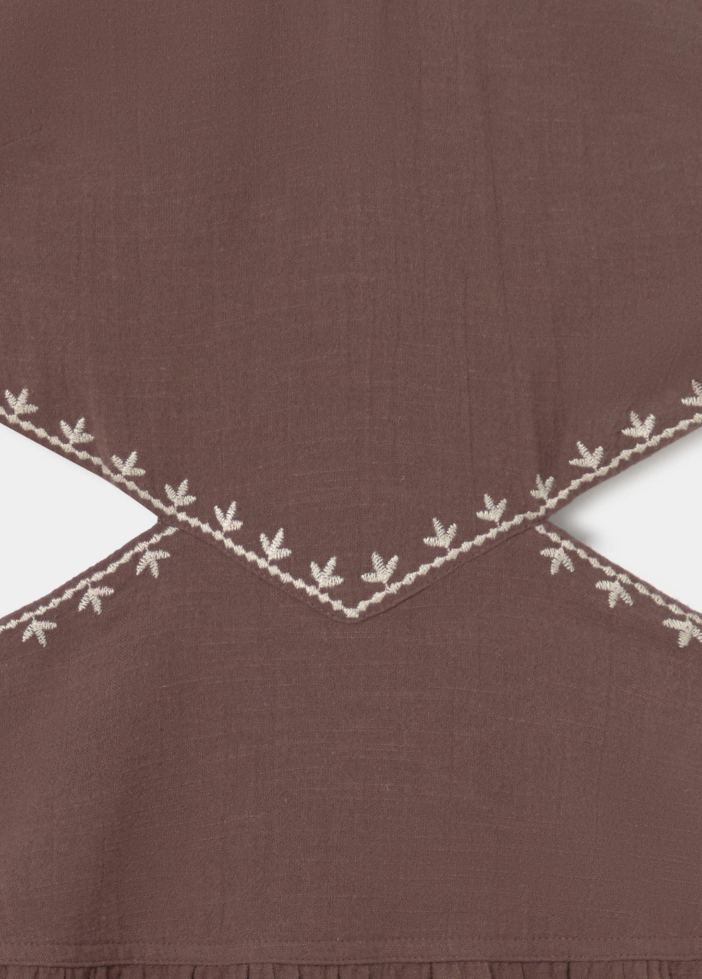 Long dress with cut-out detail