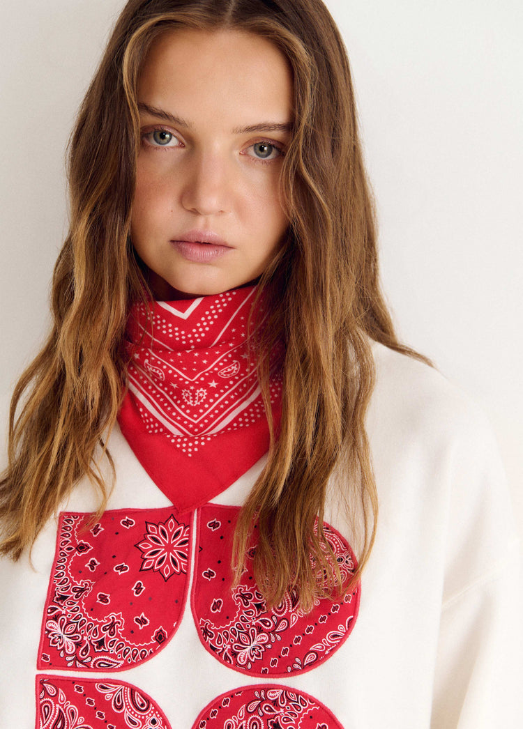 Paisley bandana scarf