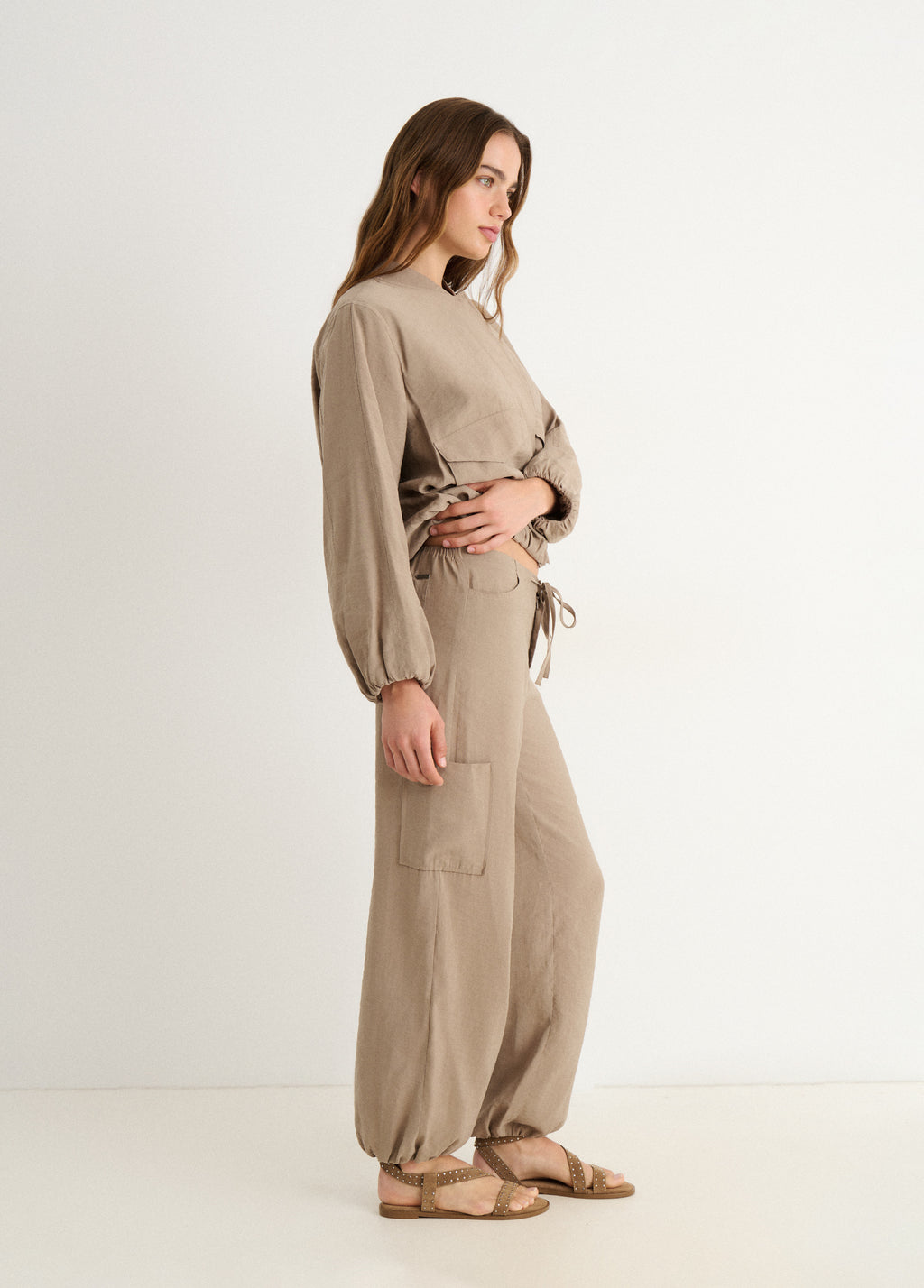 Flowy harem pants