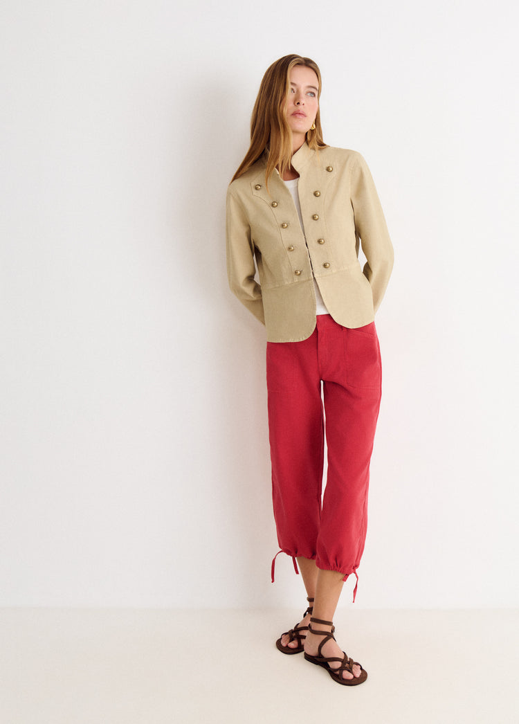 Buttoned jacket