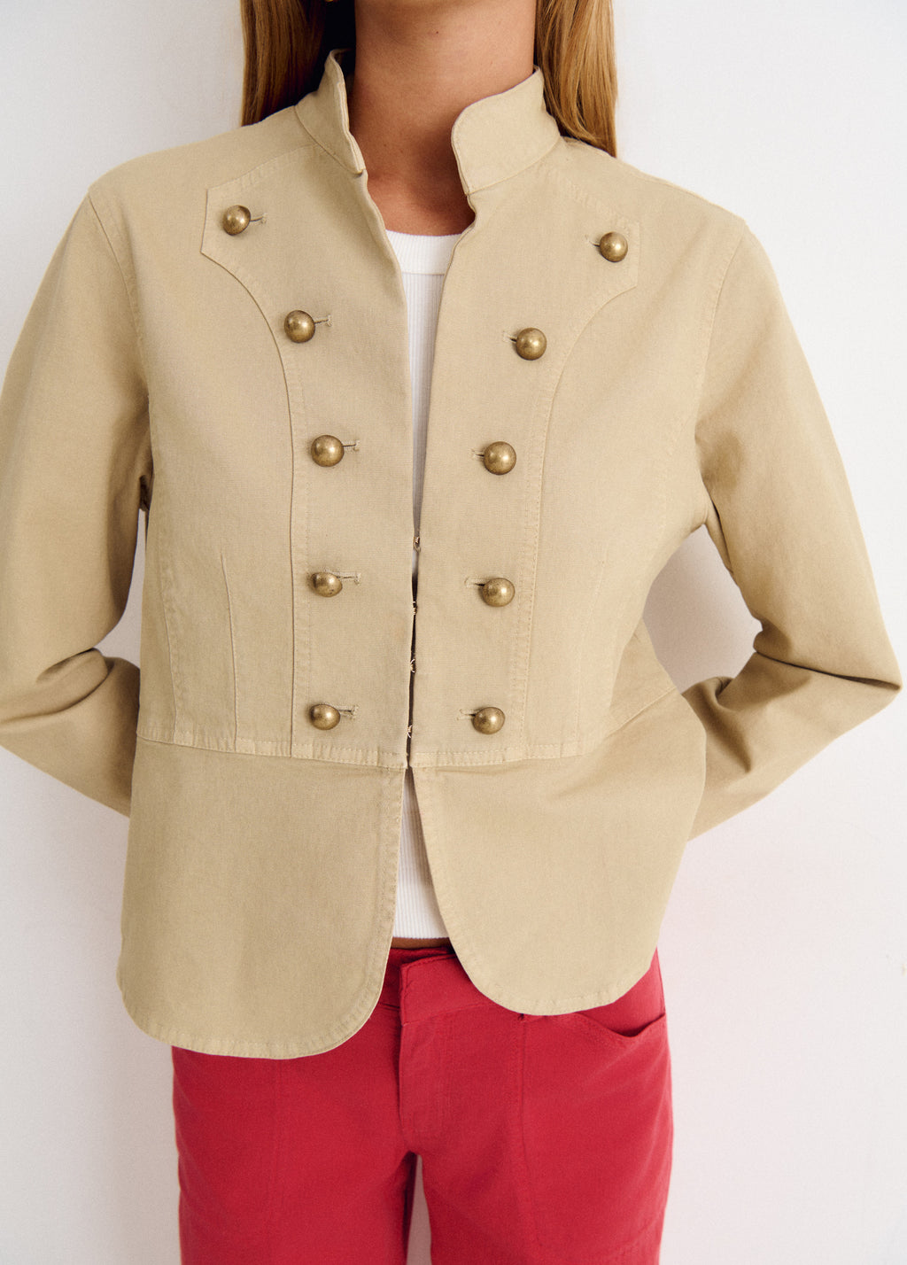 Buttoned jacket