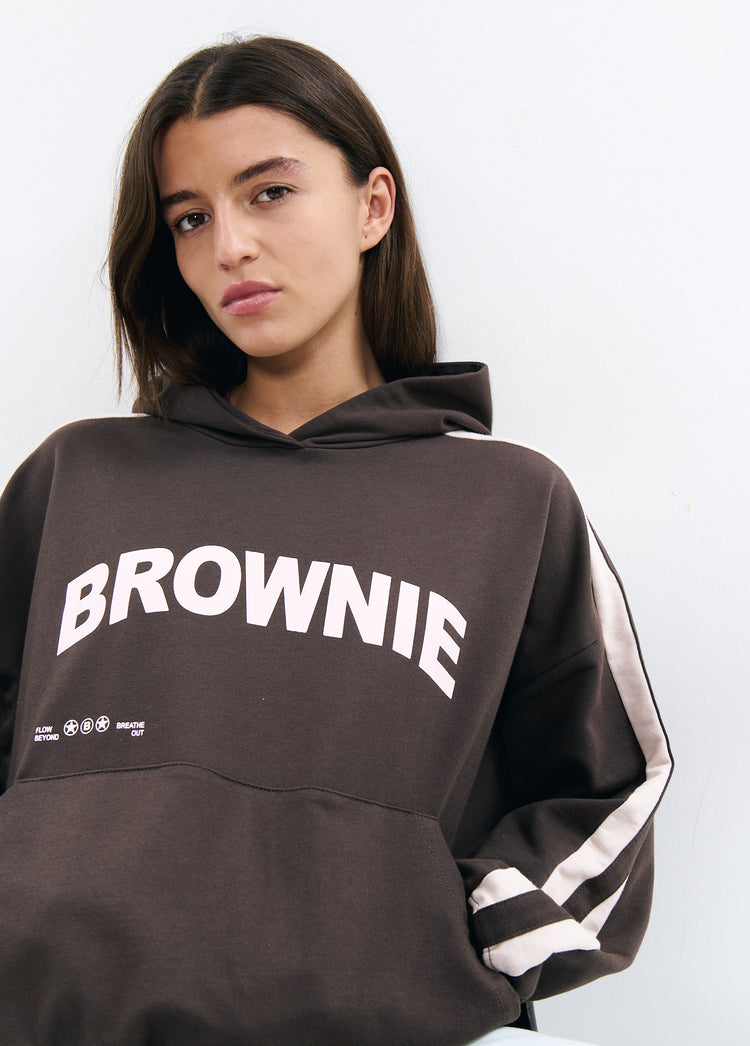 Hoodie with stripes