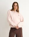 Glitter print sweatshirt
