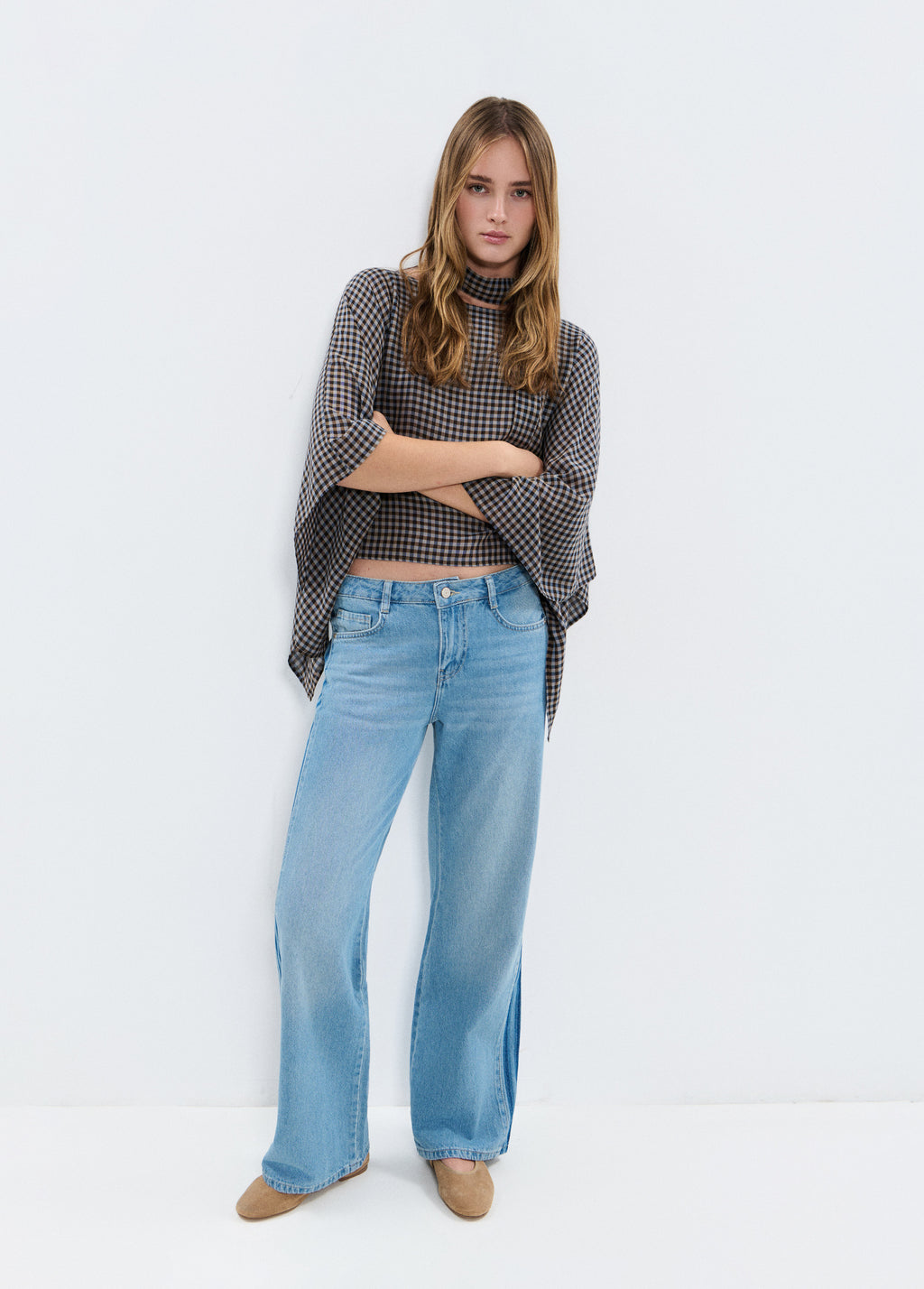 Side stripe jeans