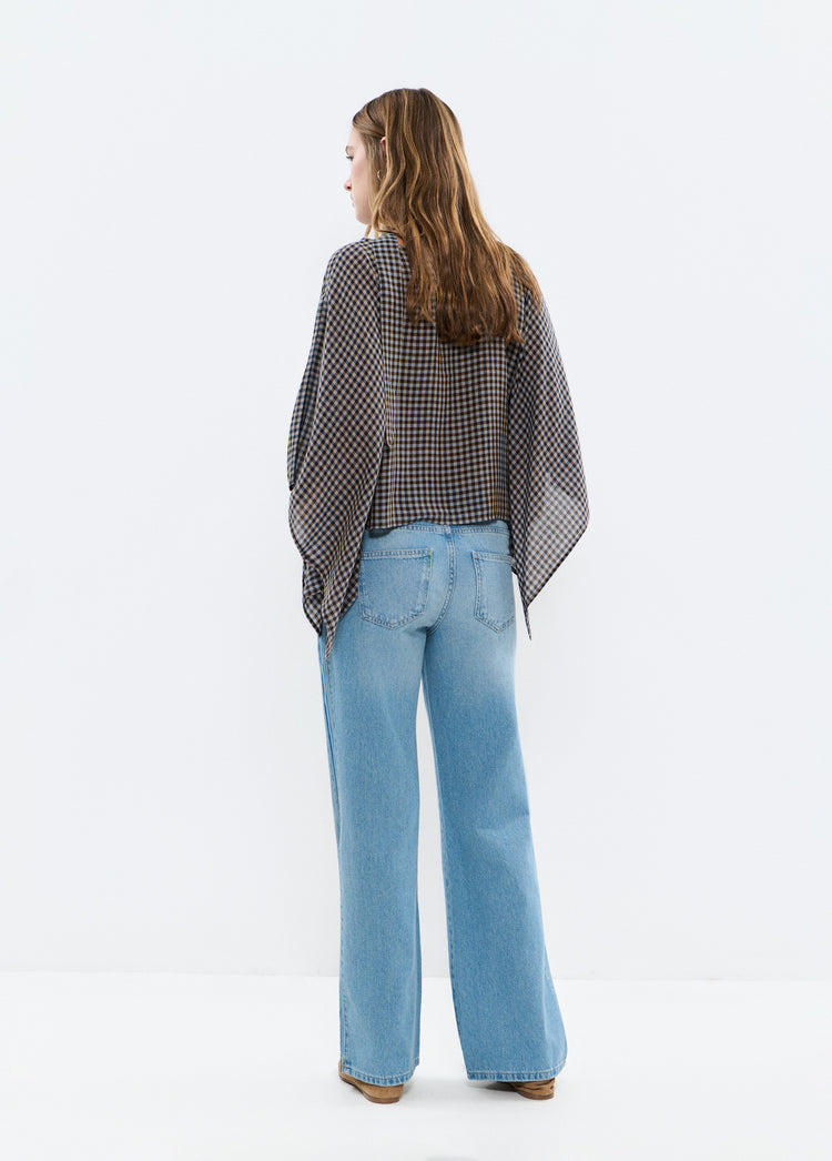 Side stripe jeans