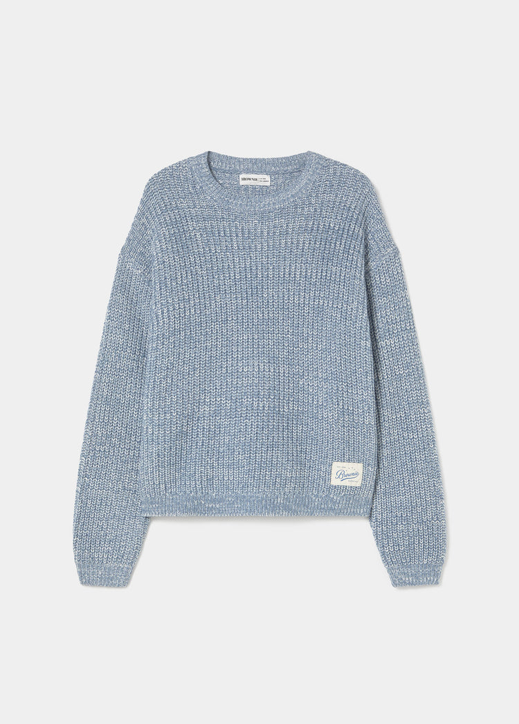 Mixed yarn sweater