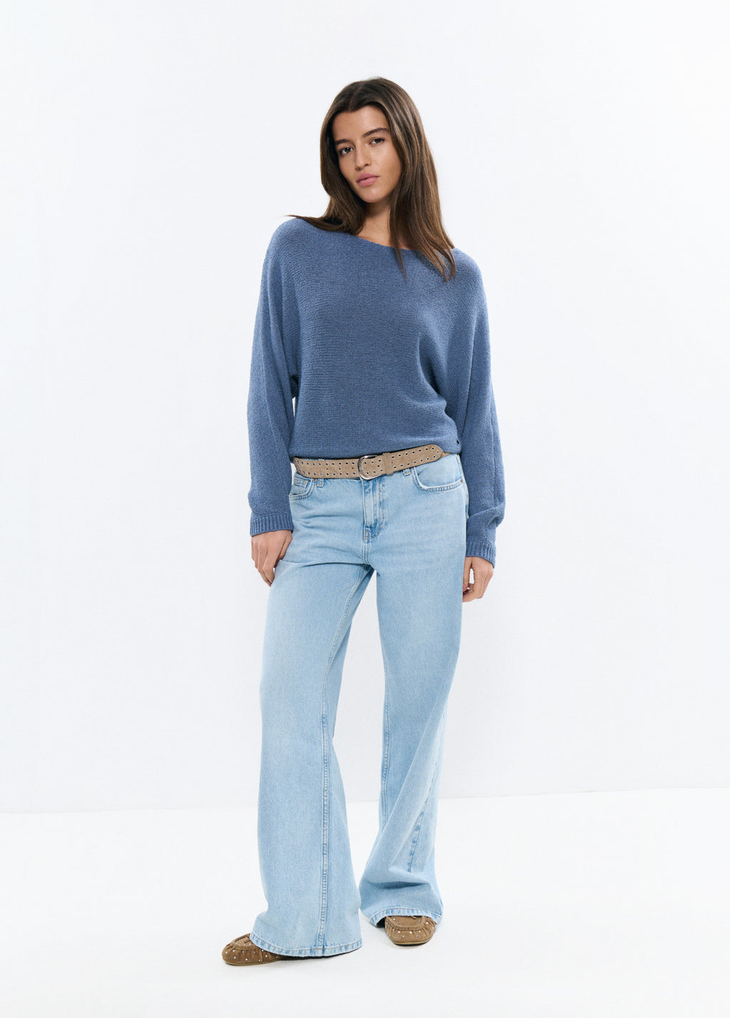 Pull ample fil texture