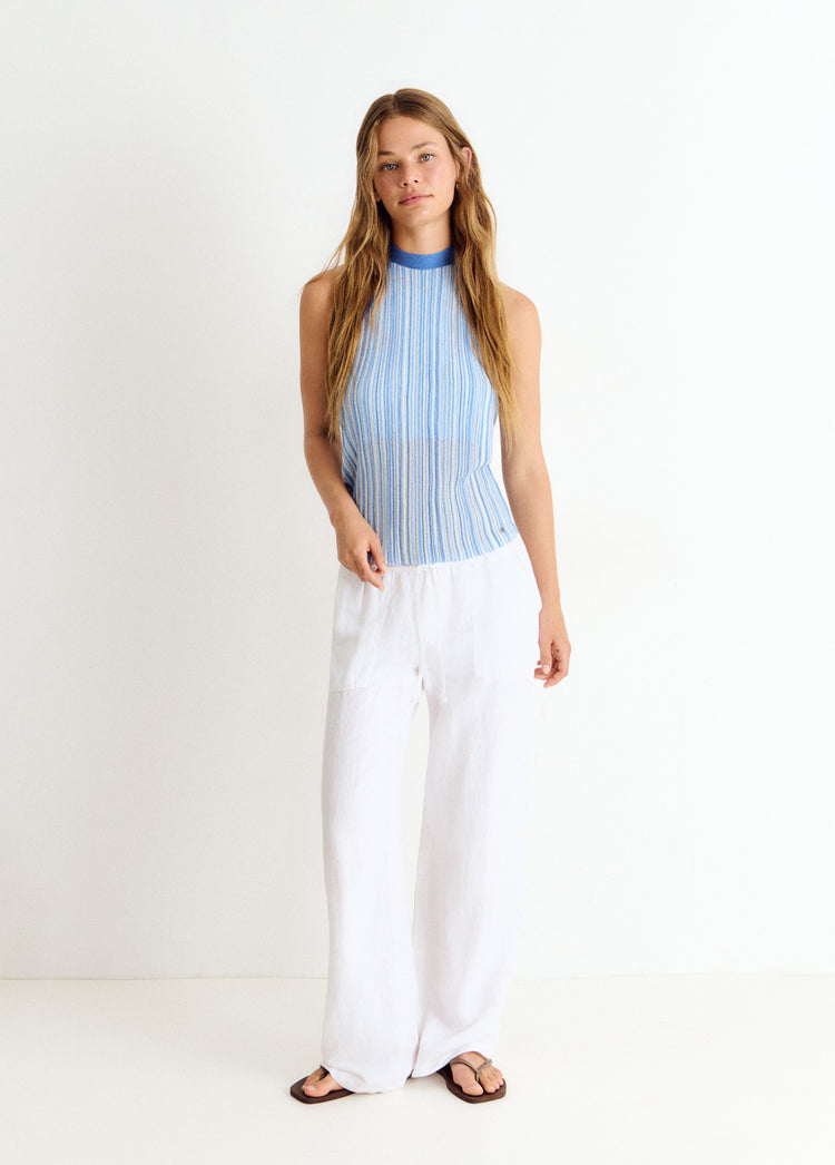 Halter top thread