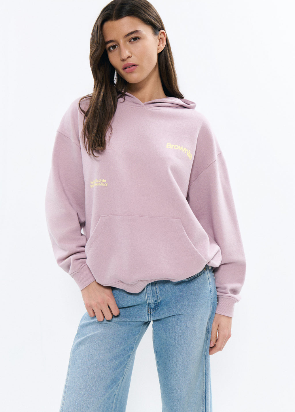 Pink hoodie with wings