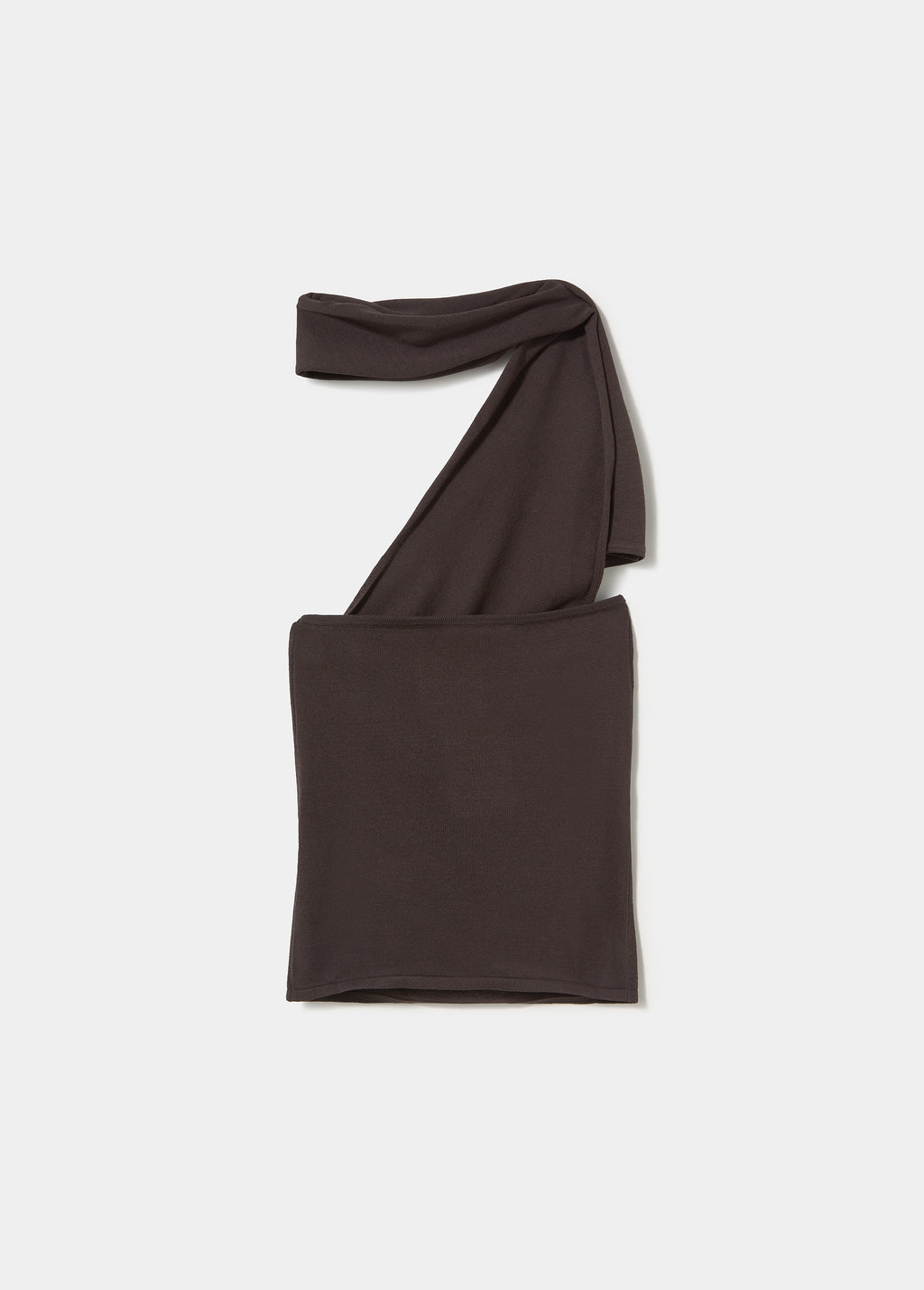 Top asymétrique écharpe