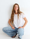 Blusa con dettaglio lacci