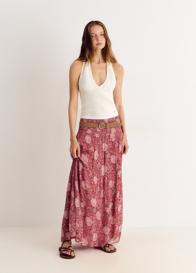 Long smock skirt