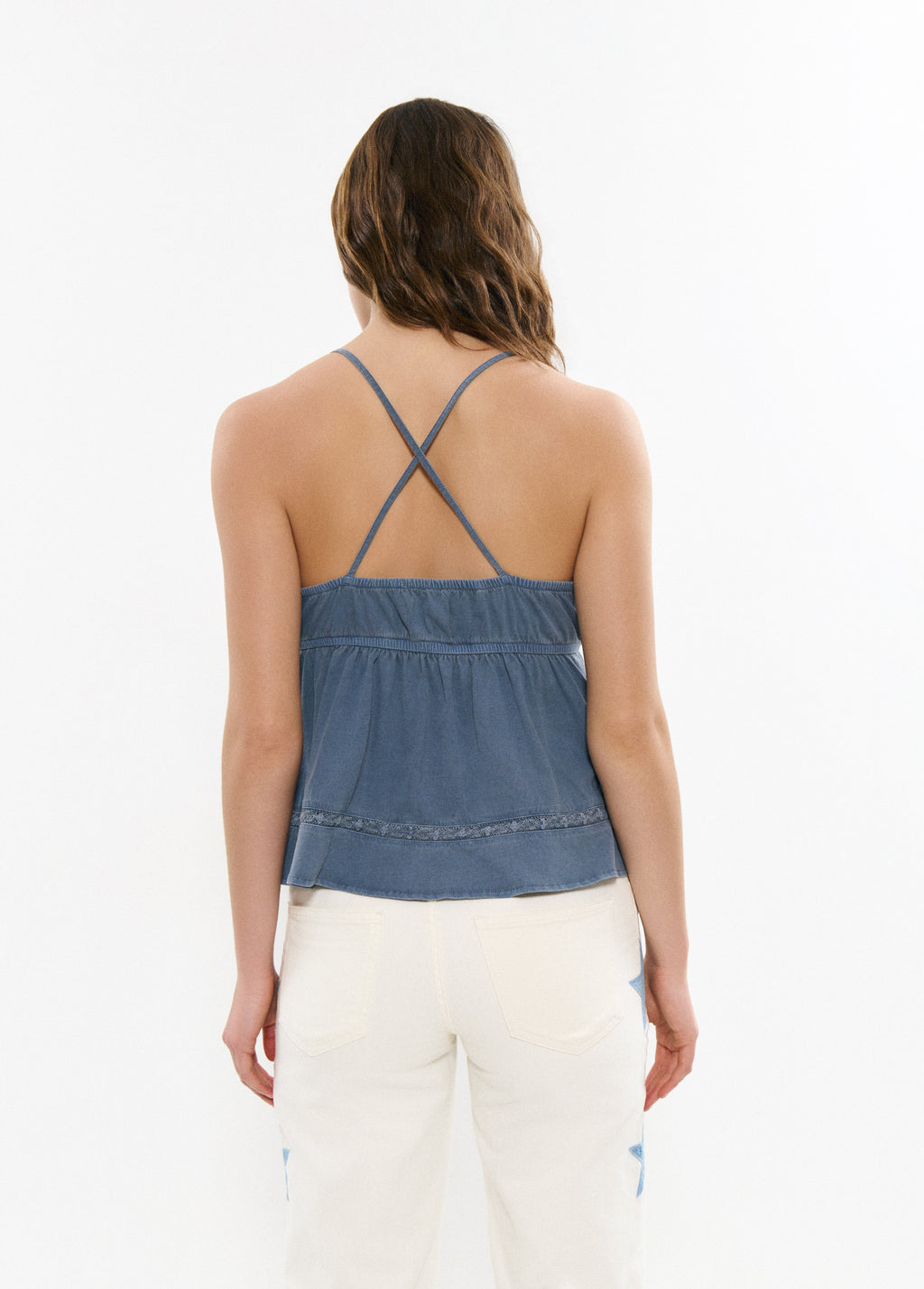 Lace strap top