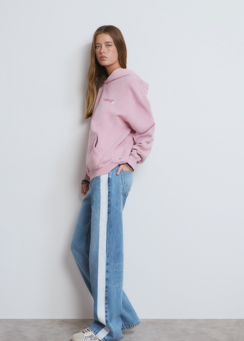 Gerade Jeans mit Seitenstreifen