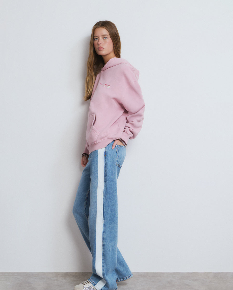 Gerade Jeans mit Seitenstreifen
