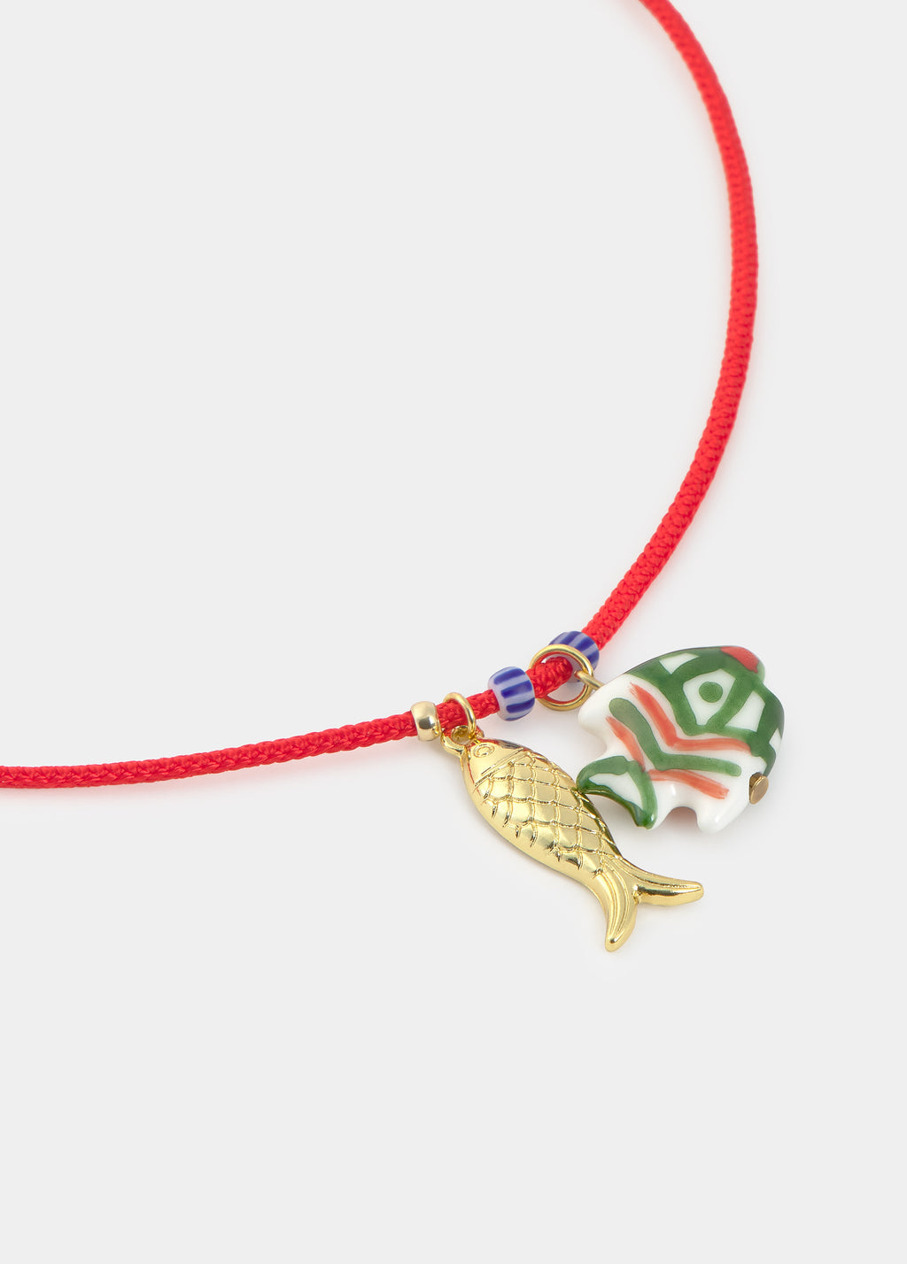 Fish rope necklace