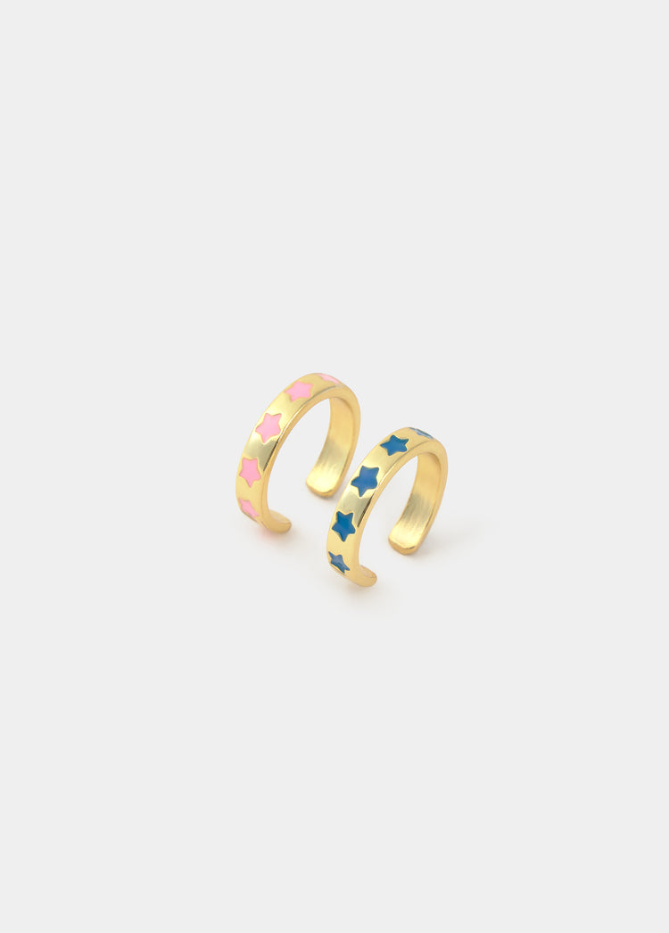 Pack anillos estrellas