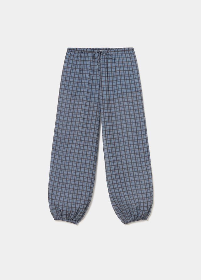 Pantalón bombacho cuadros