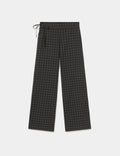 Pantalón cuadros cordón