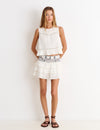 Falda corta beads