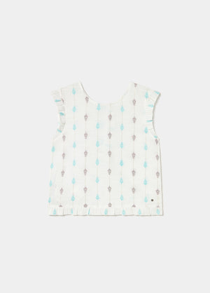 Blusa multiposición bordados