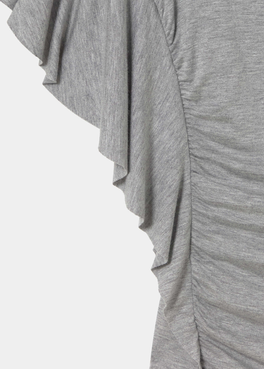 Asymmetrical ruffle top