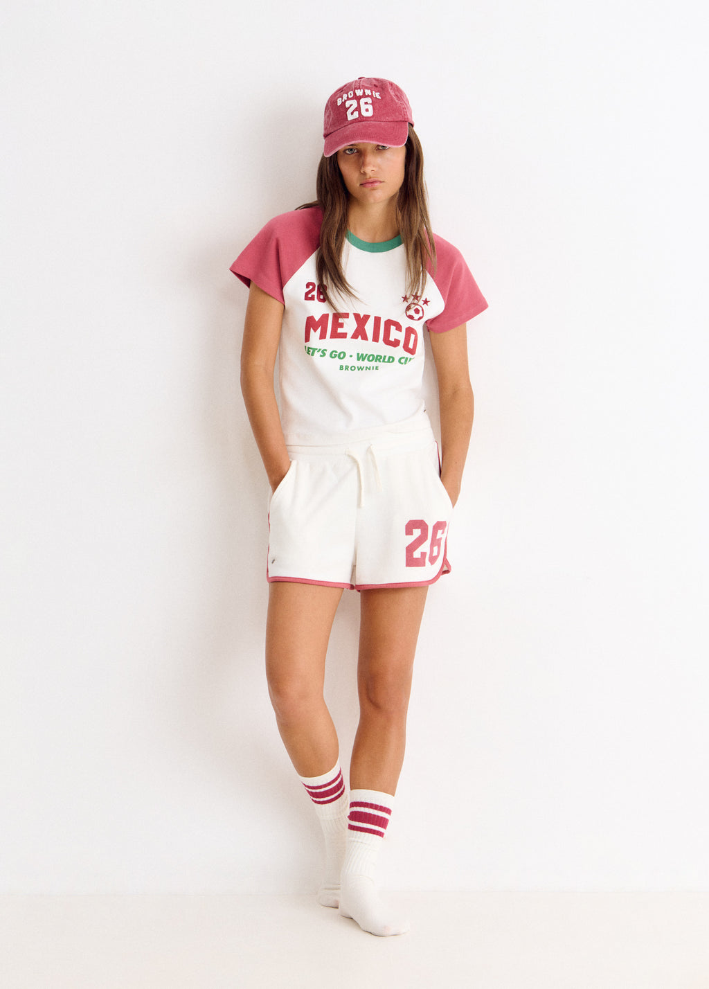 Short de felpa amb número World Cup