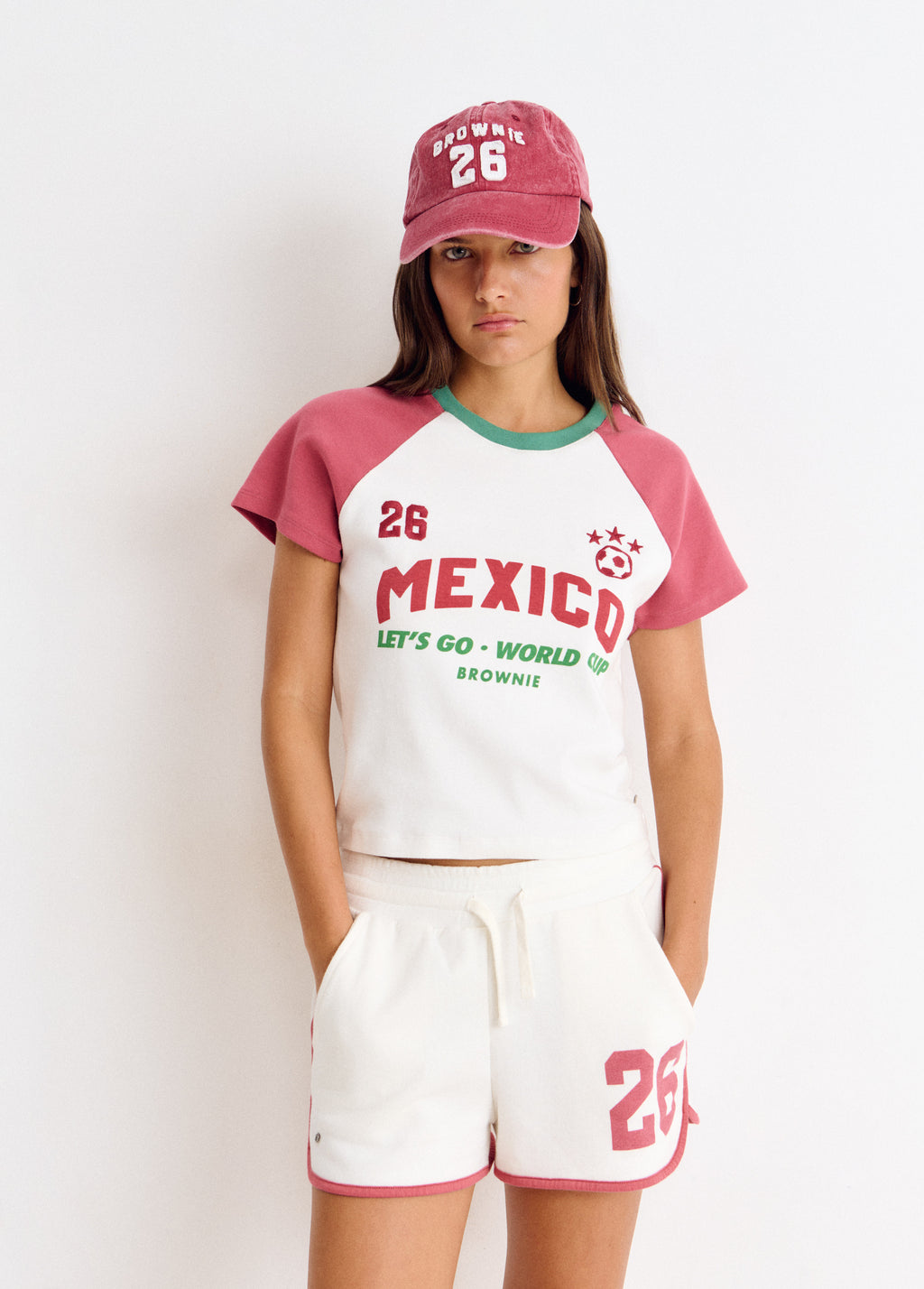 Short de felpa amb número World Cup