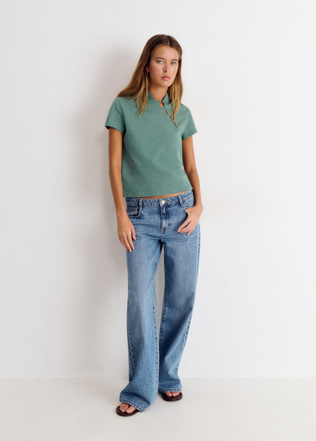 T-shirt à boutons