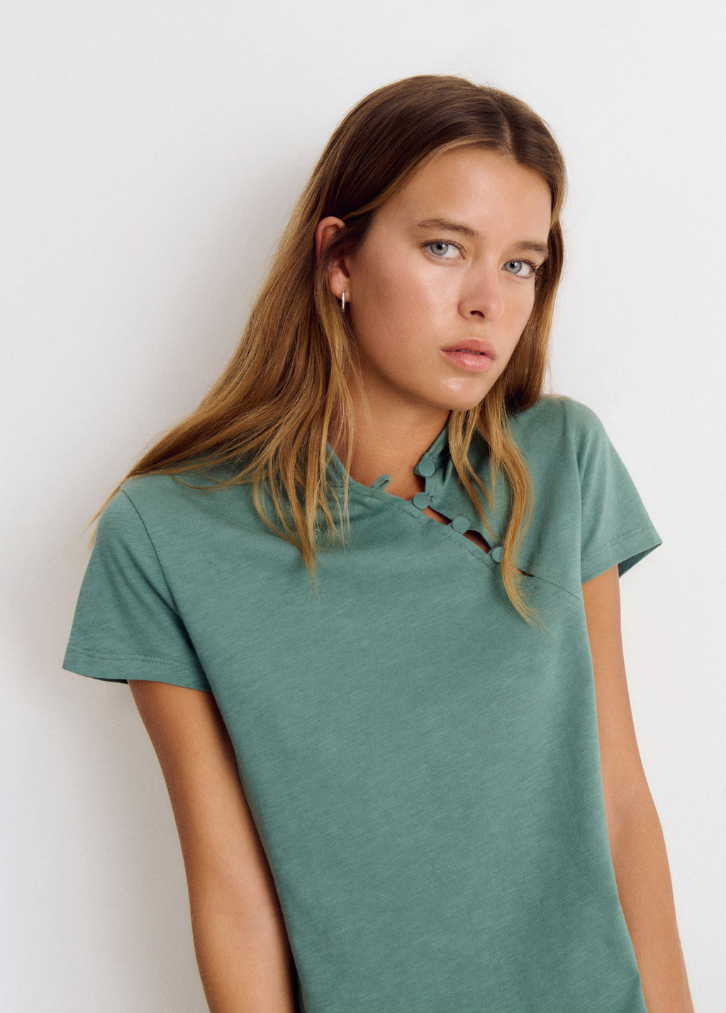 T-shirt à boutons
