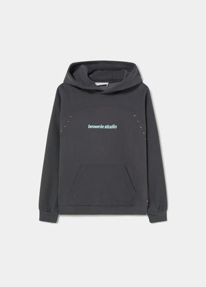 Hoodie with studs