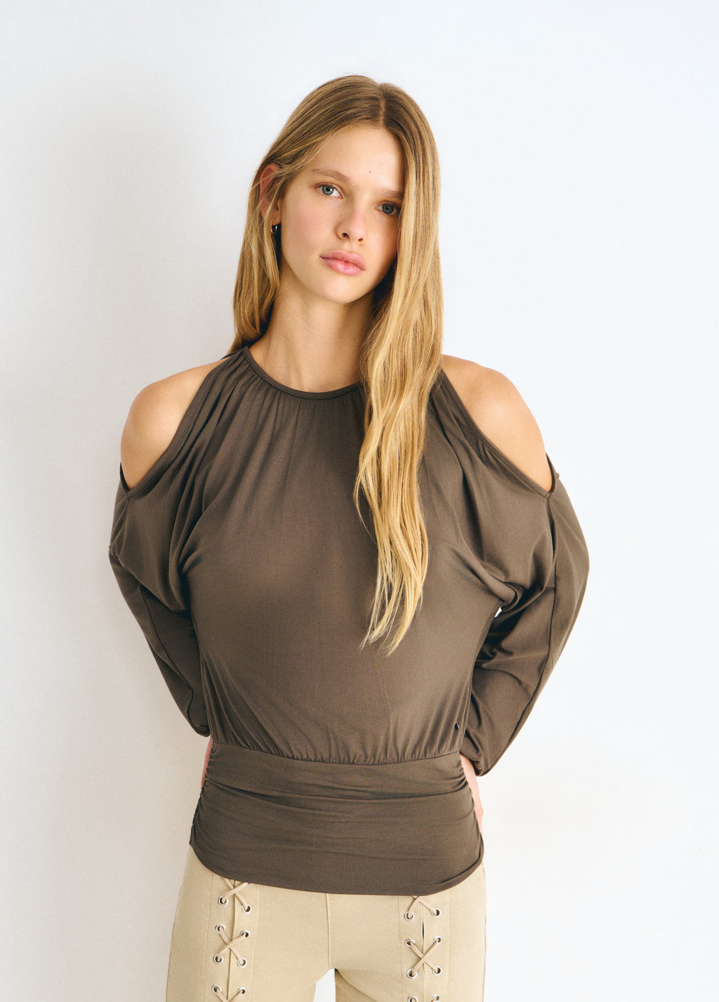 Romantic viscose T-shirt