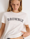 Camiseta texto brownie