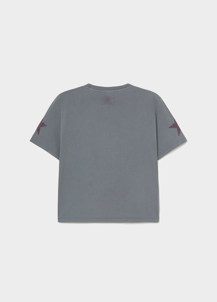 T-shirt anniversario con borchie