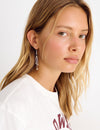 Pendientes estrellitas colgantes