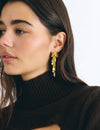 Cascade hoop earrings