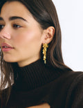 Cascade hoop earrings