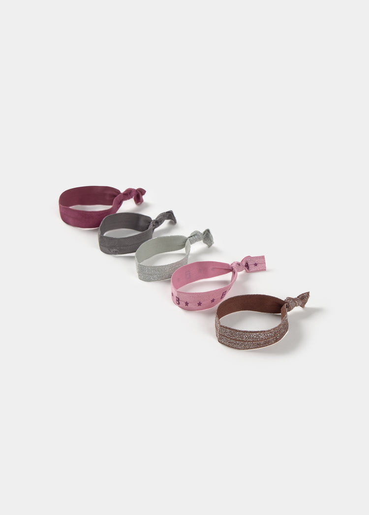 Brownie logo hair ties