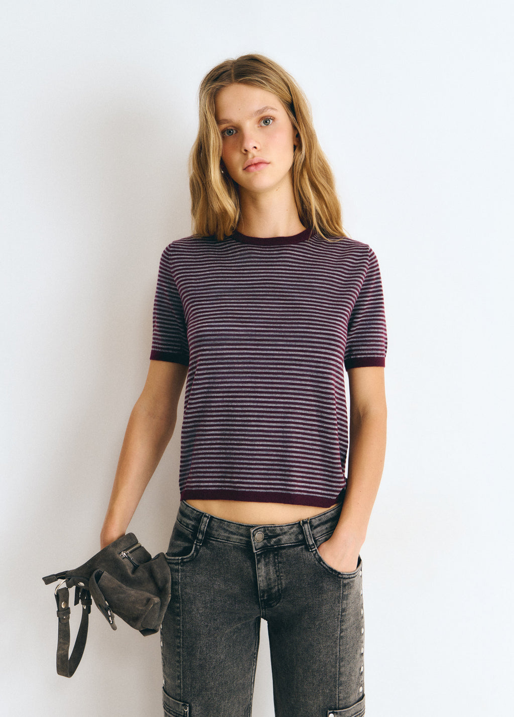 Camiseta rayas lurex