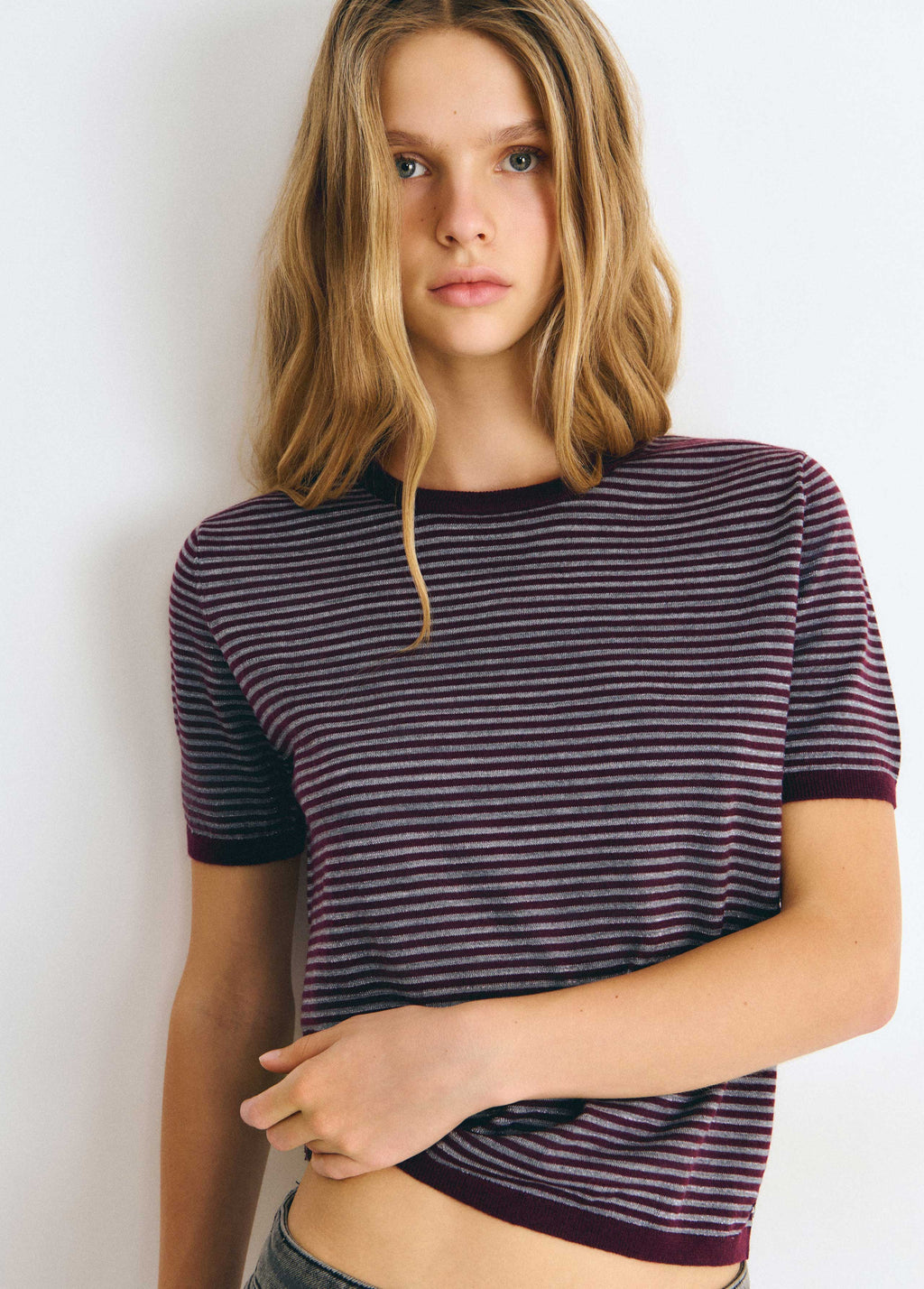 Camiseta rayas lurex