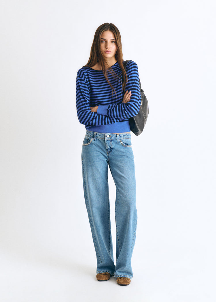 Star-studded jeans