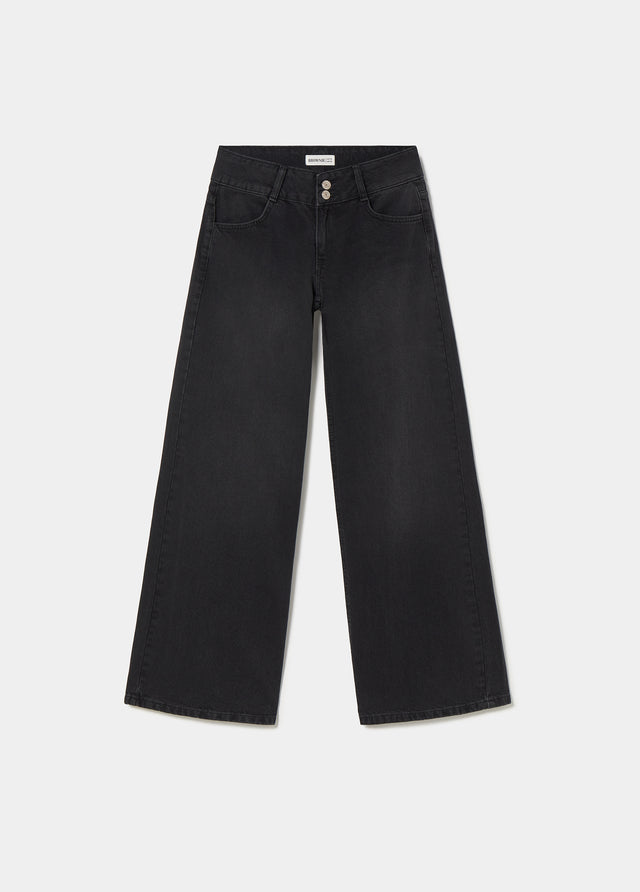 Jeans mit weitem Bund