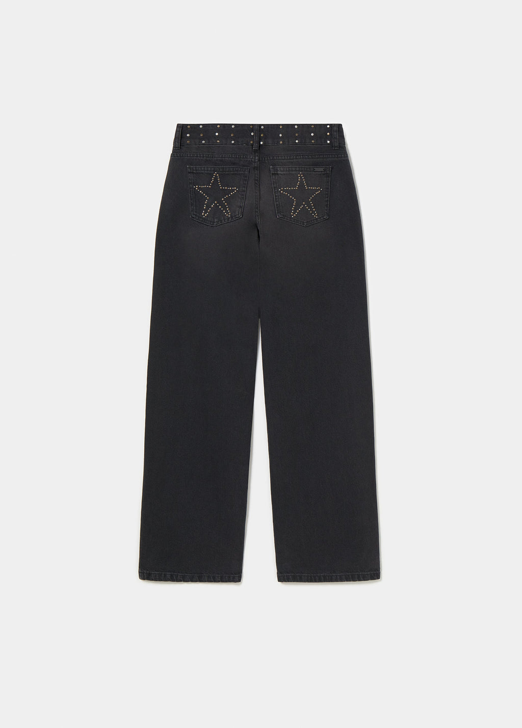 Jeans dritti con stelle