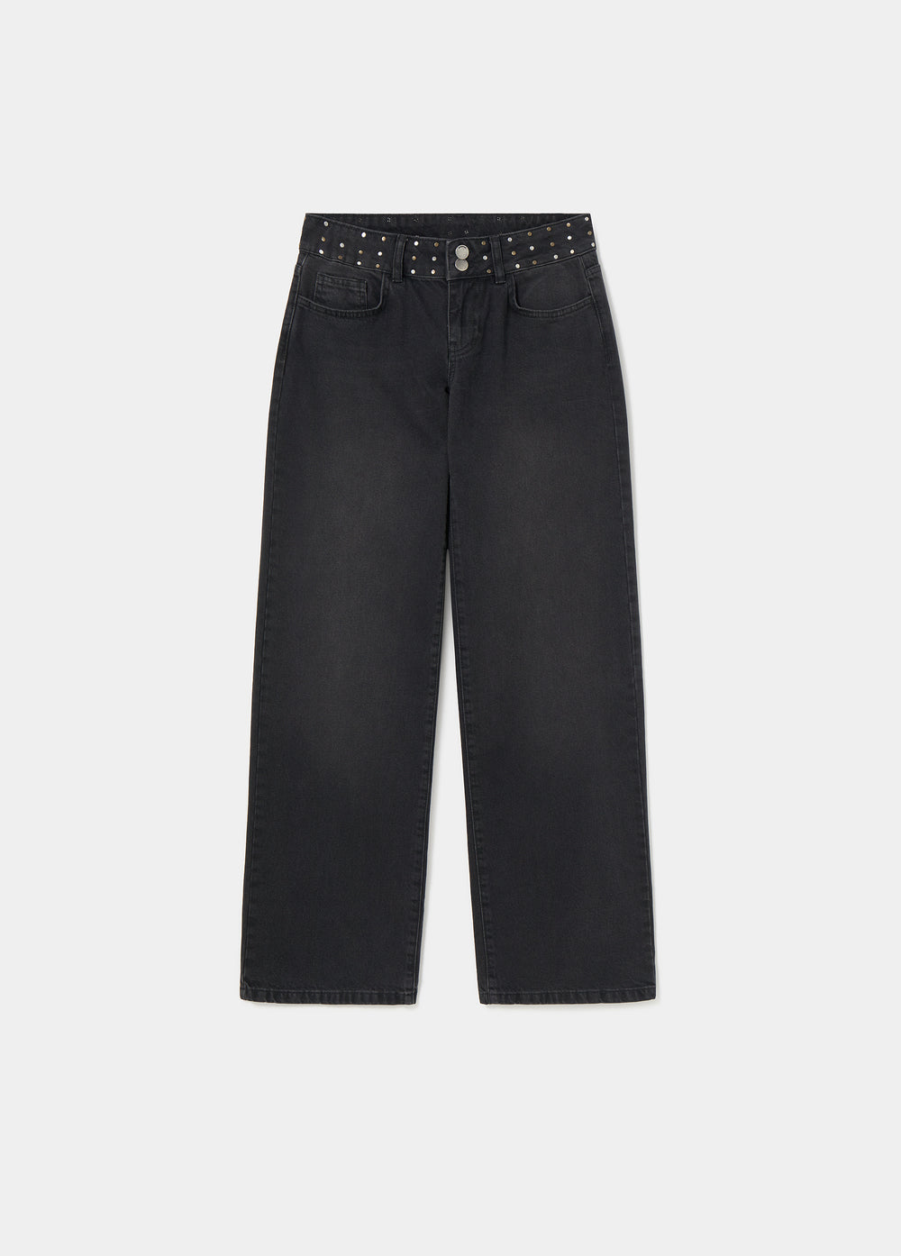 Jeans dritti con stelle