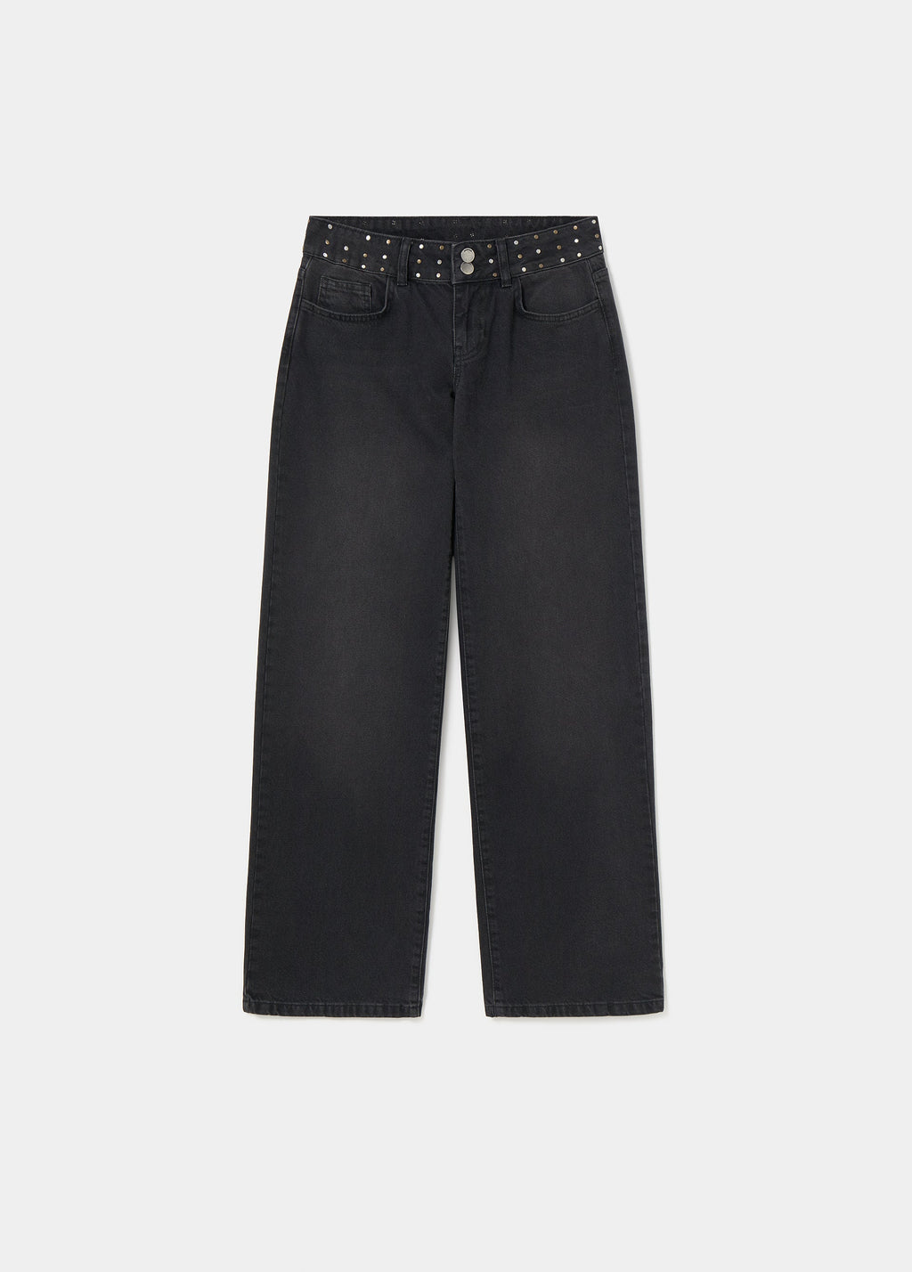 Jeans dritti con stelle