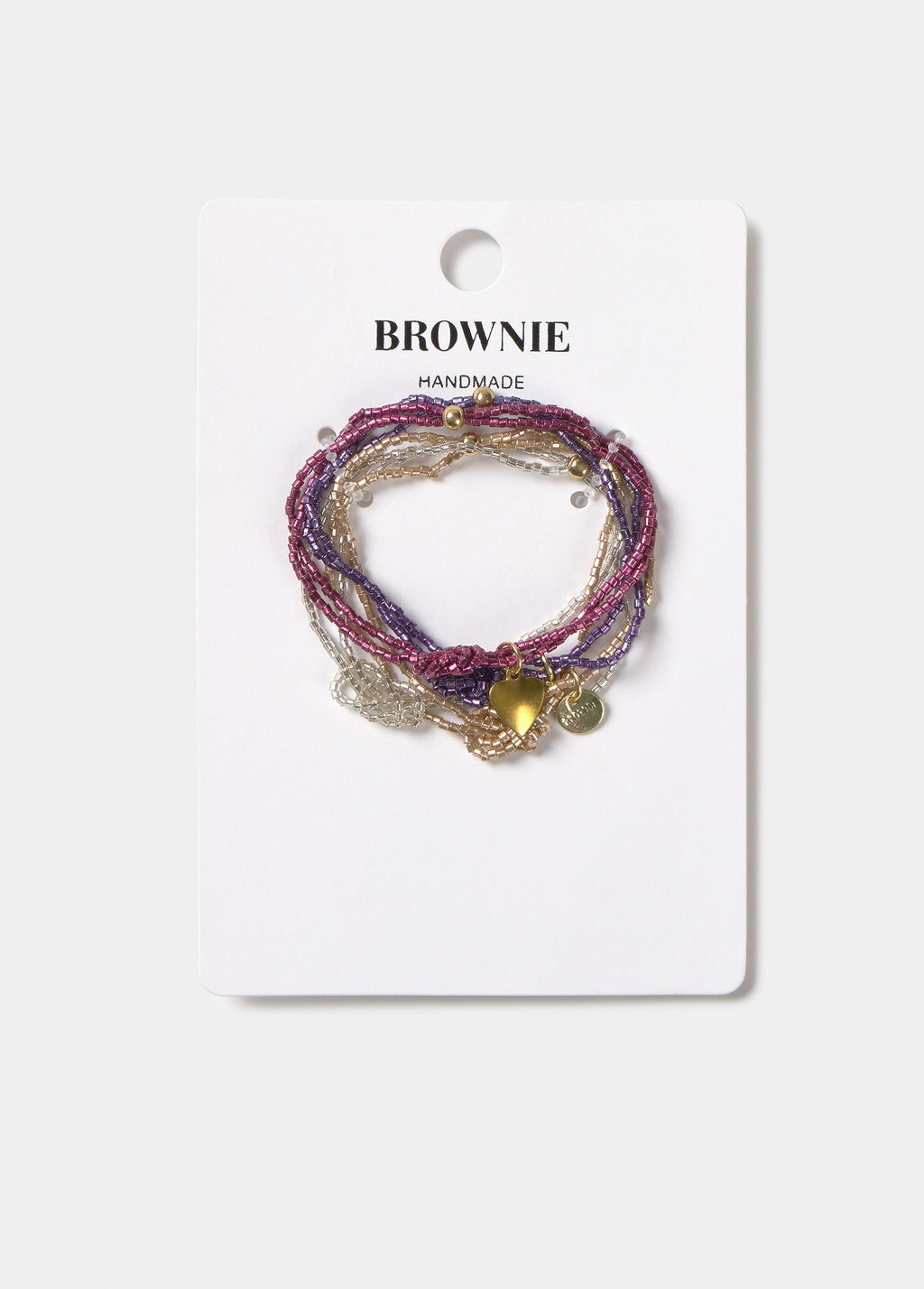 Set mit Armbändern, Perlen und Charms