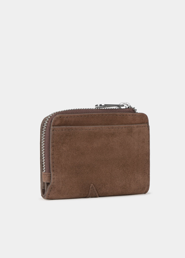 Suede star coin purse