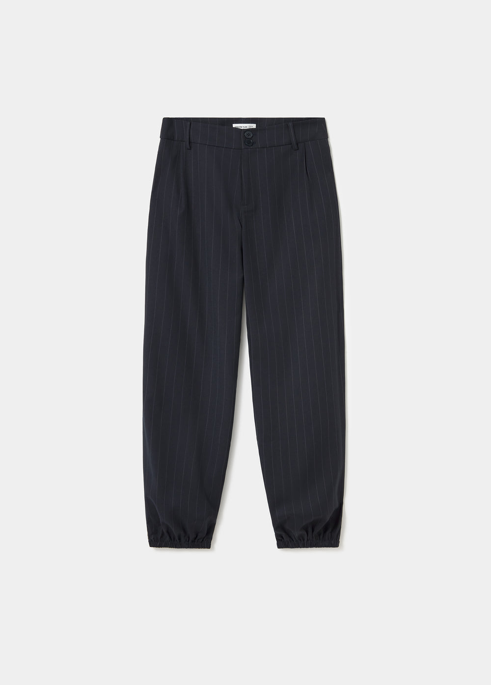 Pinstripe harem trousers