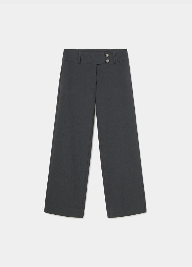 Pantalon taille basse large